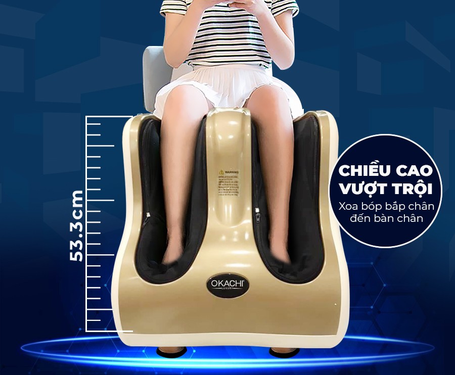 Máy massage chân OKACHI Luxury JP-820 (Gold)